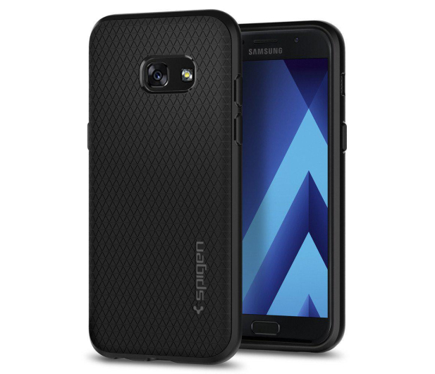 SPIGEN Etui do Samsung Galaxy A8 (2018), Czarne matowe - 405990 - zdjęcie 2